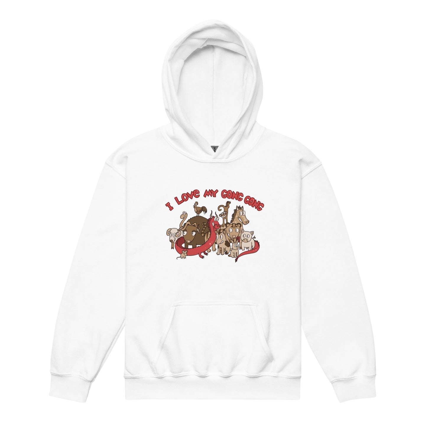 I Love My Gong Gong Hoodie (Maternal Grandfather)