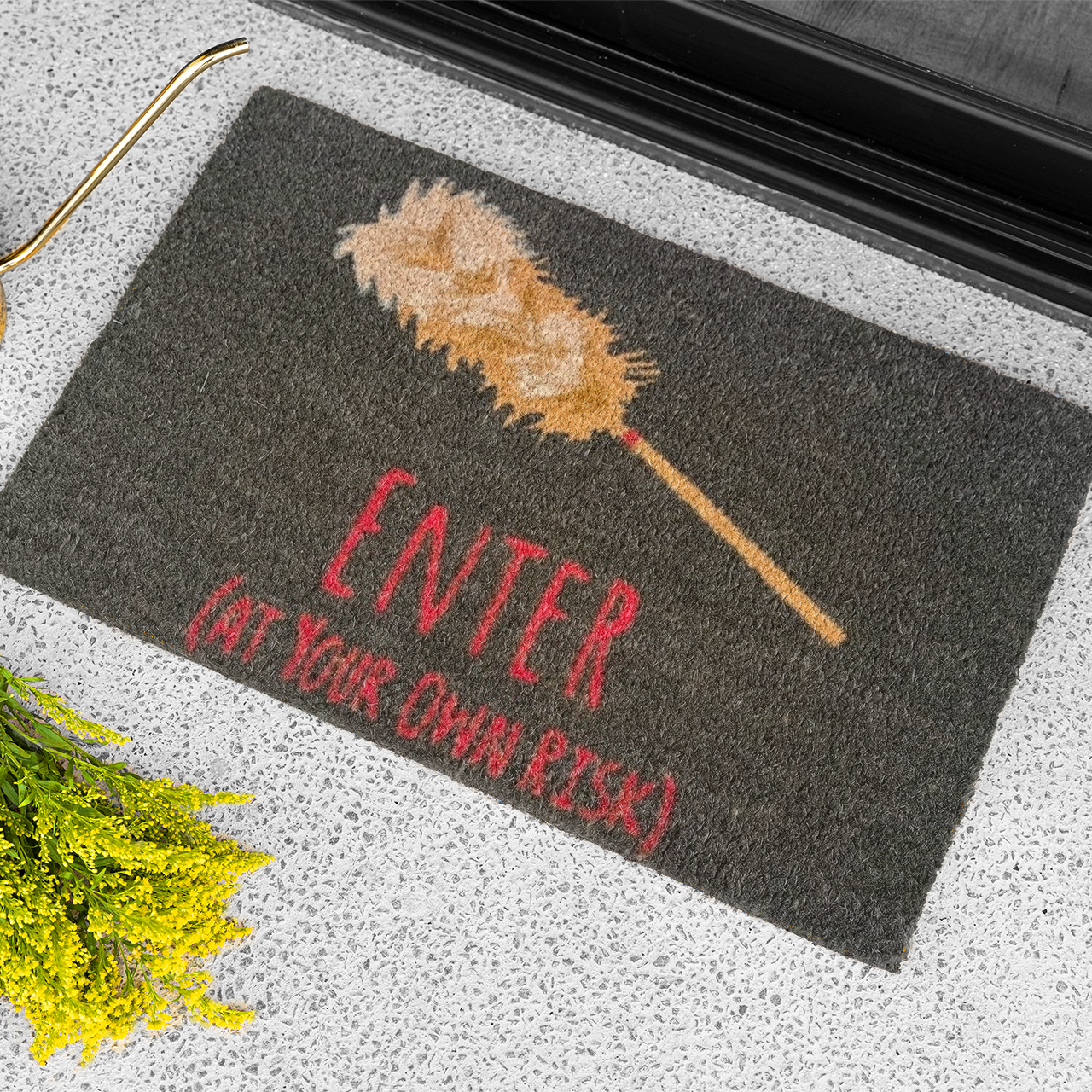 Feather Stick Doormat
