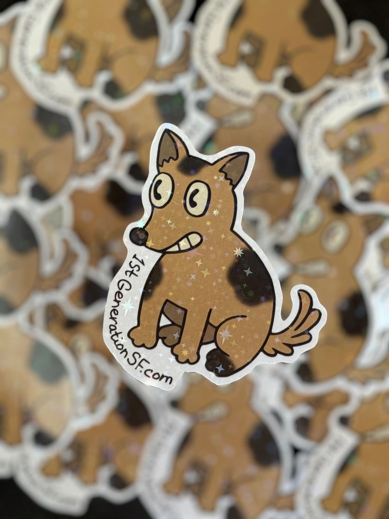 Year of the Dog Vinyl Sticker