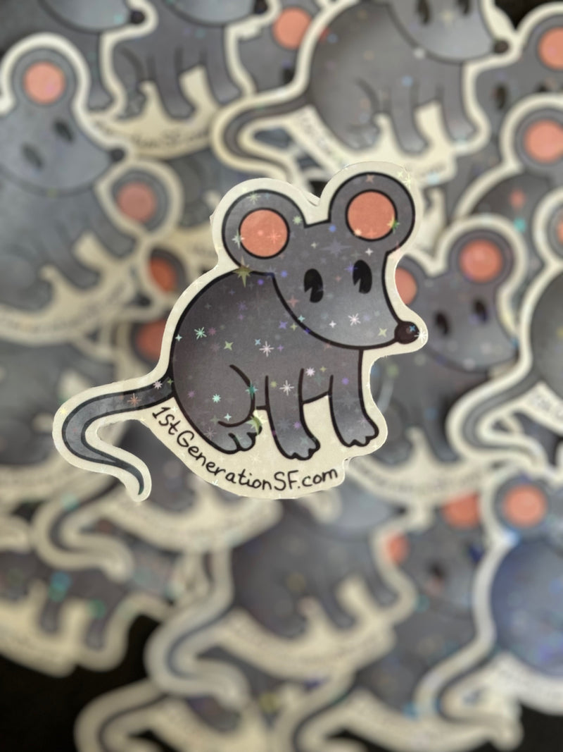 Year of the Rat Vinyl Sticker