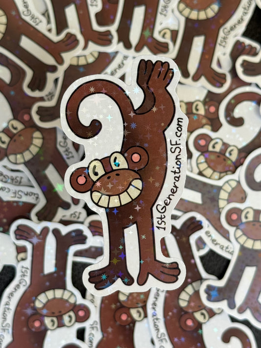Monkey Sticker