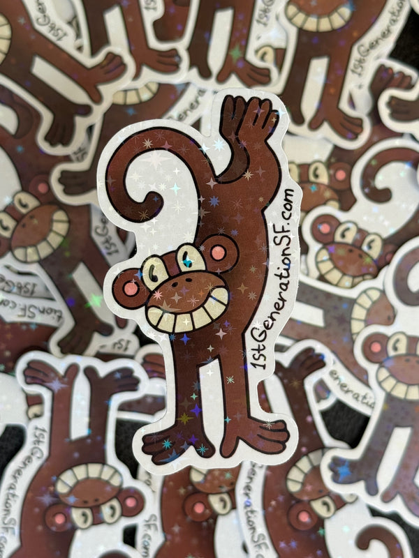 Year of the Monkey Vinyl Sticker