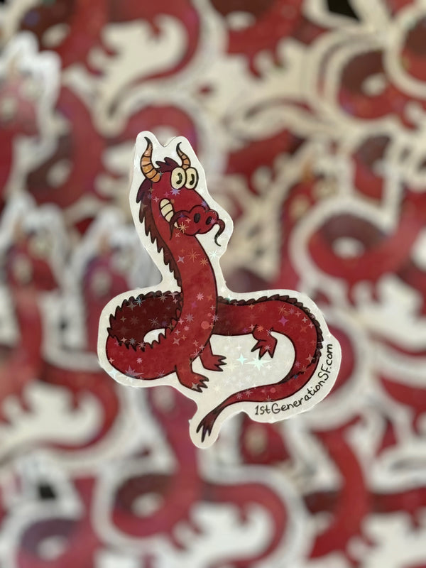 Year of the Dragon Vinyl Sticker