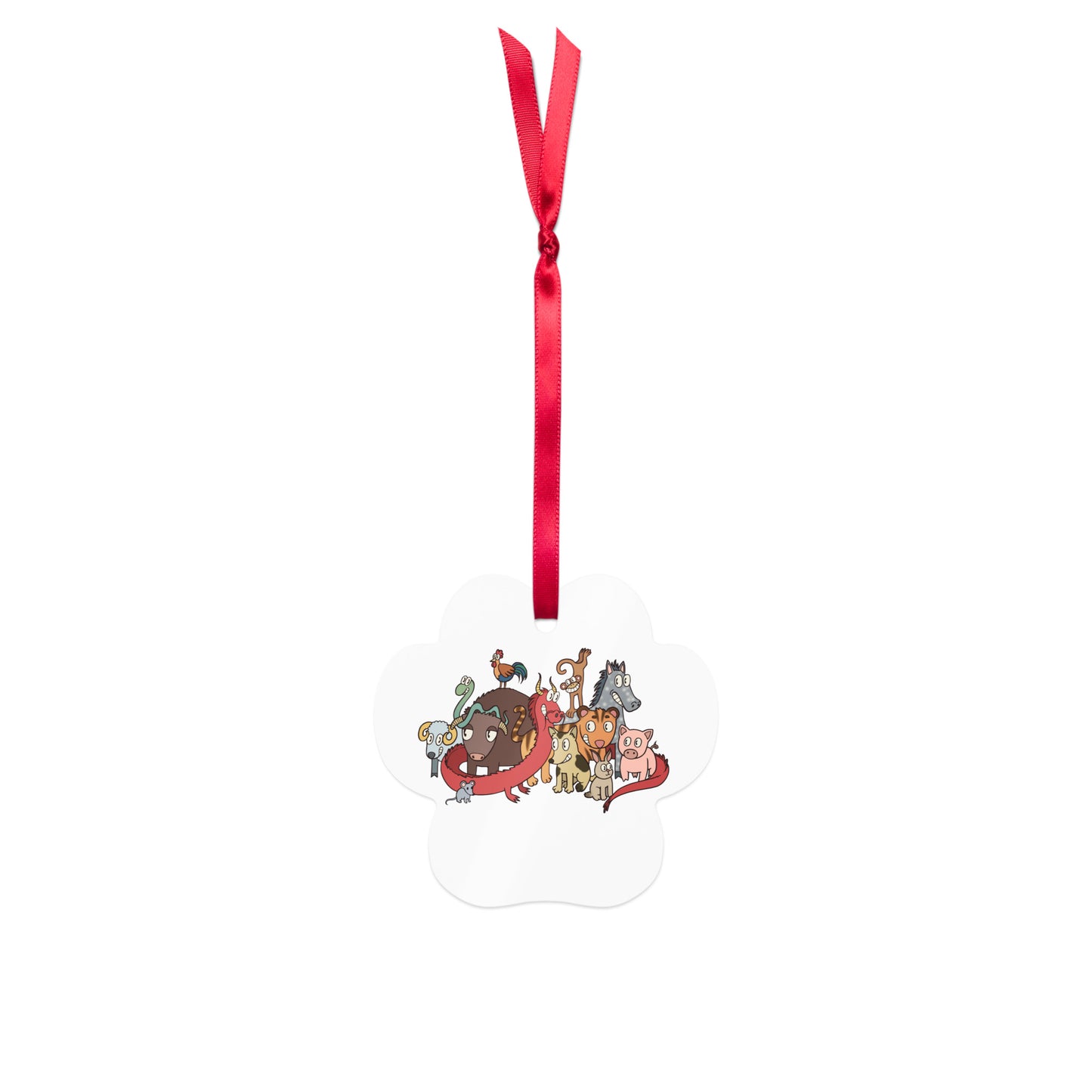 12 Zodiacs Metal Ornament