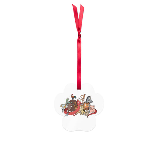 12 Zodiacs Metal Ornament