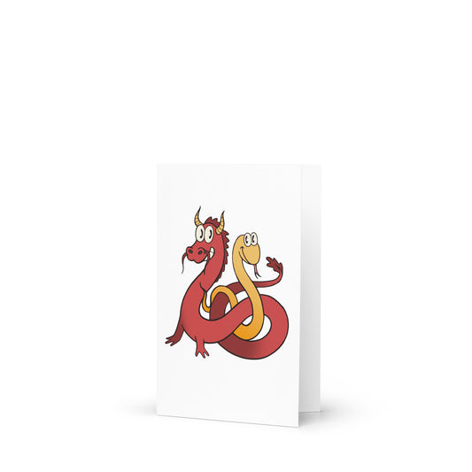 Dragon & Snake Blank Card