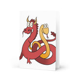 Dragon and Snake Blank Cards