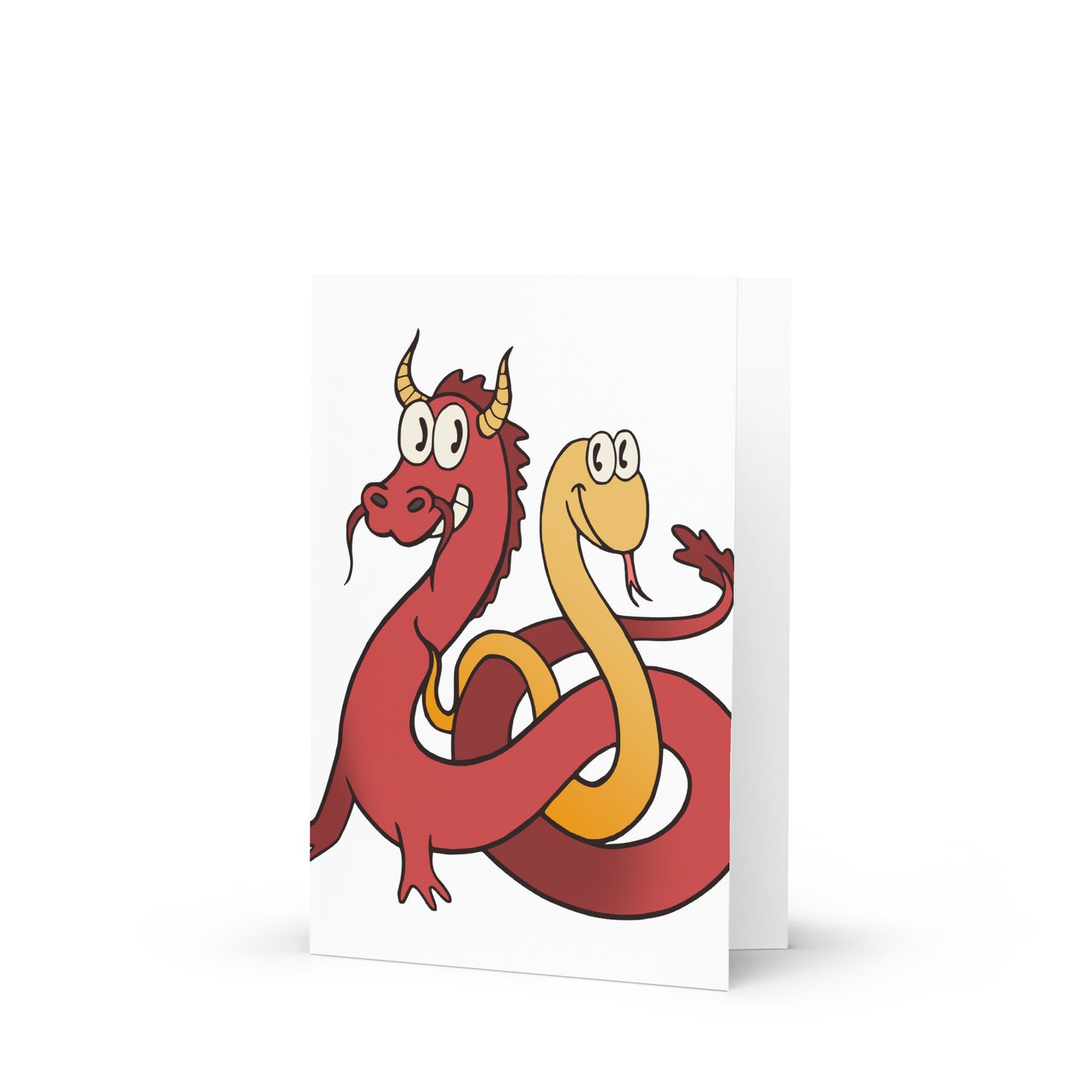 Dragon & Snake Blank Card