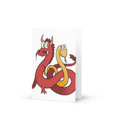 Dragon and Snake Blank Cards